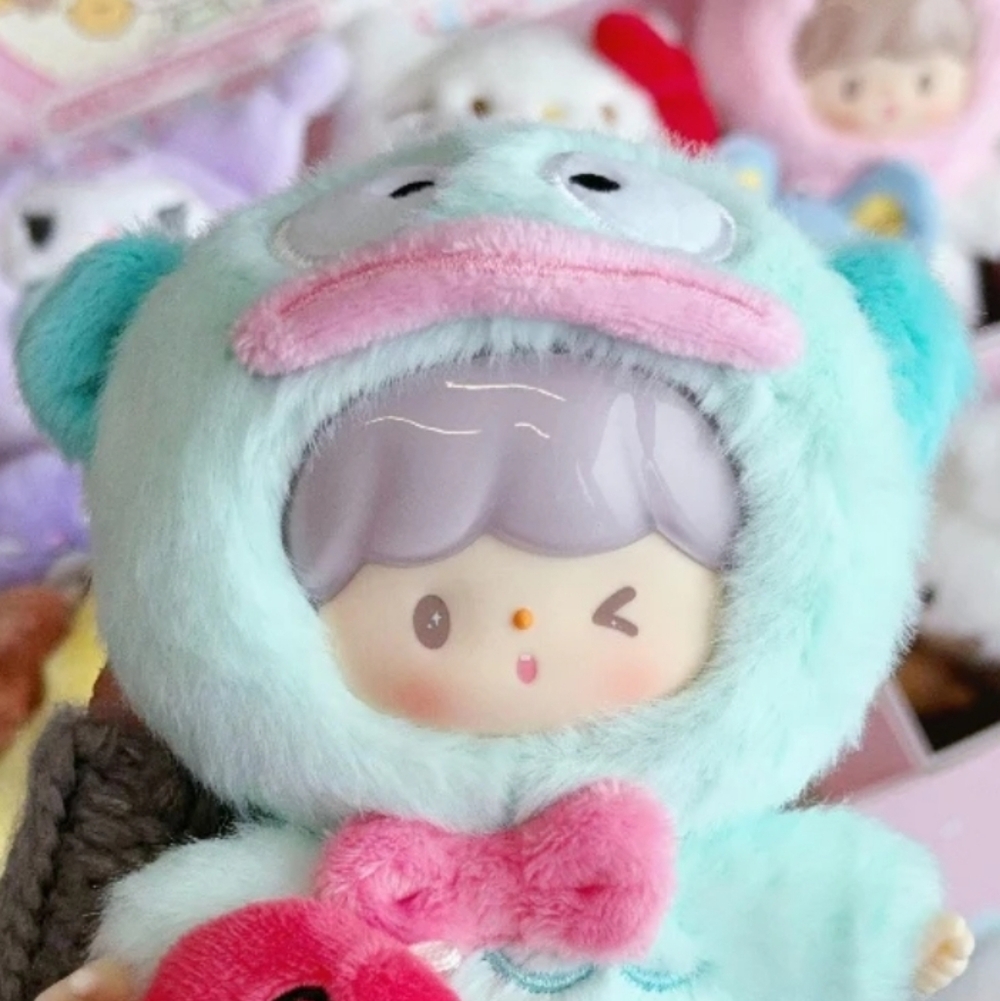 zZoton x Sanrio Character Love League Buddies Plush NIB - Hangyodon X zZoton - Picture 2 of 6